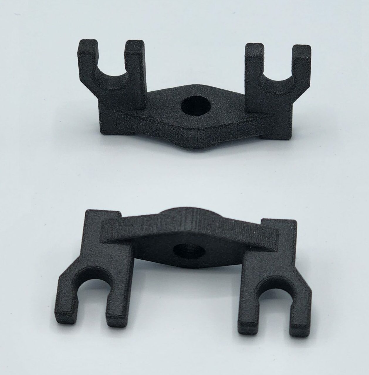 Image of parts printed with SLS 3D printing process